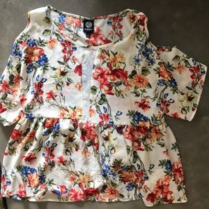 Bobeau blouse - multi color floral